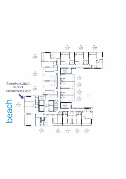 PTY Residence Sai 1, Chon Buri (Pattaya), Nong Pru, Bang Lamung (Pattaya), Chon Buri (Pattaya), 2 Bedrooms, 79 sqm, Condo For Sale, by Harrison Chong, 500268199 - DDproperty.com