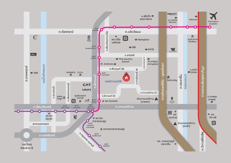 B8517 ม.ซอยติวานนท์ 18 แยก 3/8 ใกล้รถไฟฟ้าสายสีม่วง สถานีกระทรวงสาธารณสุข, Nonthaburi, ติวานนท์, Talat Kwan, Muang Nonthaburi, Nonthaburi, 3 Bedrooms, 233 sqm, Single Detached House For Sale, by bangkokassets, 500268245 - DDproperty.com