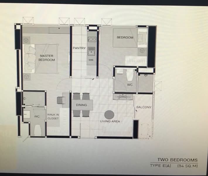 Aspire Sukhumvit 48, Bangkok, Sukhumvit Road, Phra Kanong, Khlong Toei, Bangkok, 2 Bedrooms, 54 sqm, Condo For Sale, by Jirayu Chaiyawattanasiri, 500268443 - DDproperty.com
