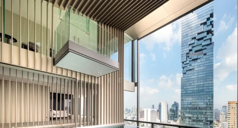Tait Sathorn 12, Bangkok, Soi Sathorn 12, Sathorn Road, Silom, Bang Rak, Bangkok, 1 Bedroom, 49 sqm, Condo For Rent, by Knight Frank Chartered (Thailand) Co.,Ltd, 500268786 - DDproperty.com