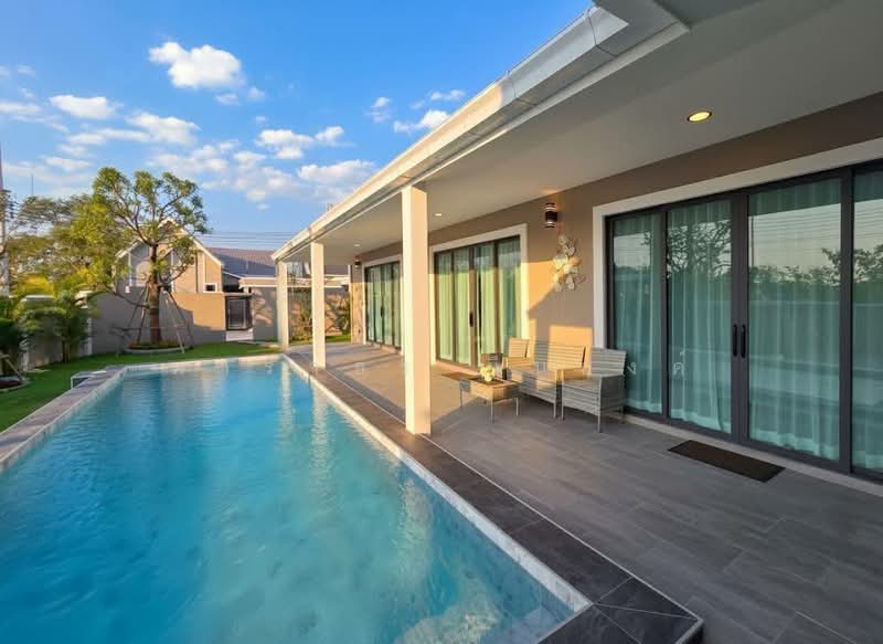 Pattaya Pool Villa Map Prachan lake, Chon Buri (Pattaya), พรประภานิมิตร, Nong Pru, Bang Lamung (Pattaya), Chon Buri (Pattaya), 3 Bedrooms, 230 sqm, Villa For Sale, by Tharathorn Yuenyong, 500269505 - DDproperty.com