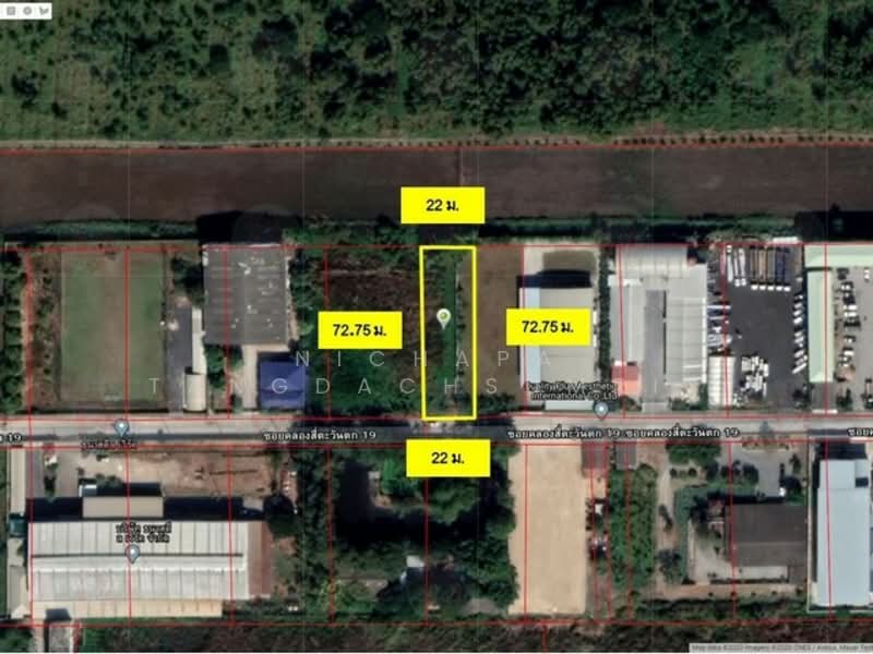 ที่ดินปทุม, ปทุมธานี, คลองสี่, คลองหลวง, ปทุมธานี, 1,600 ตร.ม., ที่ดิน ขาย, โดย Nichapa Tangdachsumrit, 500270653 - DDproperty.com