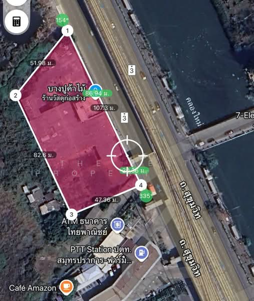 ที่ดินท้ายบ้าน สมุทรปราการ, Samut Prakan, Tai Ban, Muang Samut Prakarn, Samut Prakan, , 4,464 sqm, Land For Sale, by The Best Property เฟิร์น, 500270923 - DDproperty.com