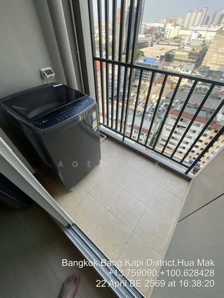 Supalai Veranda Ramkhamhaeng, Bangkok, Ramkhamhaeng Road, Hua Mak, Bang Kapi, Bangkok, 1 Bedroom, 28 sqm, Condo For Rent, by Agentbkk, 500270980 - DDproperty.com