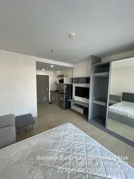 Supalai Veranda Ramkhamhaeng, Bangkok, Ramkhamhaeng Road, Hua Mak, Bang Kapi, Bangkok, 1 Bedroom, 28 sqm, Condo For Rent, by Agentbkk, 500270980 - DDproperty.com