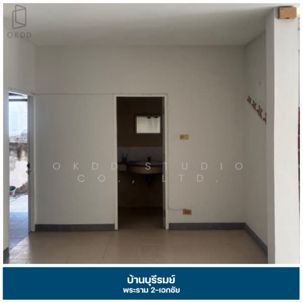 Ban Burirom Rama2-Ekachai, Samut Sakhon, Soi Rama 2 100, Rama 2 Road, Bang Nam Chut, Muang Samut Sakhon, Samut Sakhon, 3 Bedrooms, 120 sqm, Semi-Detached House (Twin House) For Sale, by OKDD STUDIO Co., Ltd., 500271297 - DDproperty.com