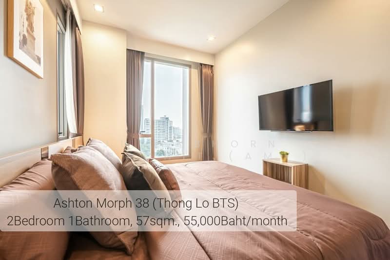 ASHTON Morph 38, Bangkok, 88 Soi Sukhumvit 38, Phra Kanong, Khlong Toei, Bangkok, 2 Bedrooms, 57 sqm, Condo For Rent, by Juthabhorn Uppachit (Amy), 500271359 - DDproperty.com