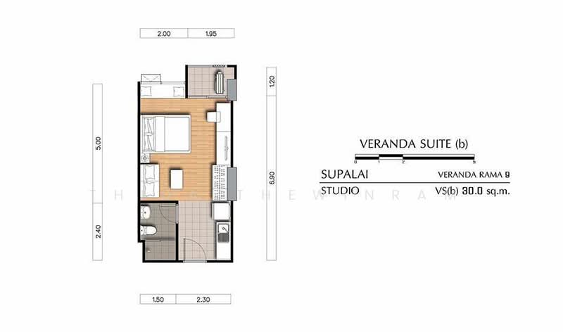 Supalai Veranda Rama 9 : ศุภาลัย เวอเรนด้า พระราม 9, กรุงเทพ, 349 ถนนพระราม 9, บางกะปิ, ห้วยขวาง, กรุงเทพ, 30 ตร.ม., คอนโด ให้เช่า, โดย Thida Thewinram, 500271488 - DDproperty.com