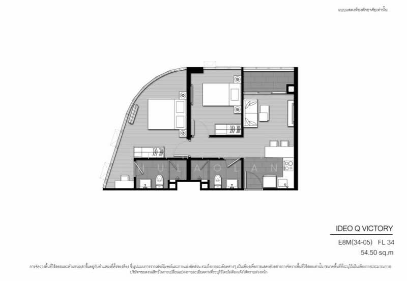 IDEO Q Victory, Bangkok, 9 Phaya Thai Road, Thanon Phaya Thai, Ratchathewi, Bangkok, 2 Bedrooms, 54 sqm, Condo For Sale, by Itthiwat Chulaolan, 500272392 - DDproperty.com