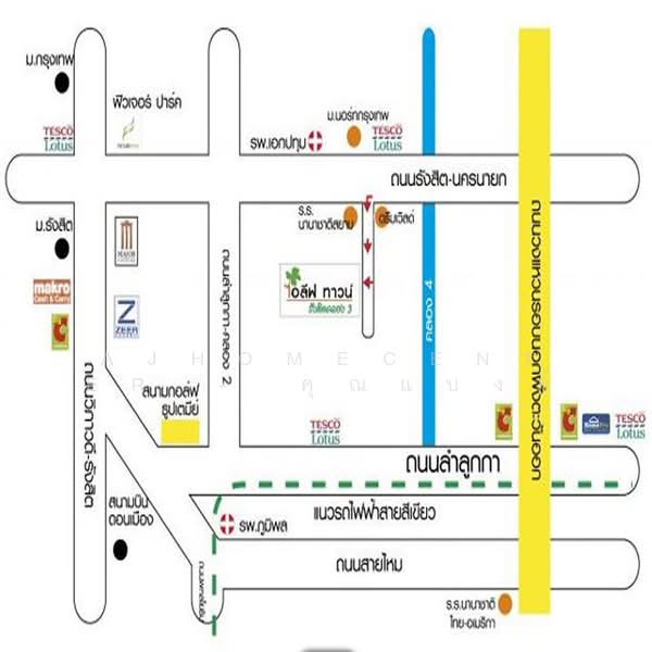 I Leaf Town Rangsit Klong 3 : ไอลีฟ ทาวน์ รังสิต-คลอง, ปทุมธานี, ถ.รังสิต-นครนายก ต.บึงยี่โถ อ.ธัญบุรี จ.ปทุมธานี, บึงยี่โถ, ธัญบุรี, ปทุมธานี, 130 ตร.ม., ทาวน์เฮ้าส์ ขาย, โดย AJHOMECENTER - คุณแบงค์, 500272550 - DDproperty.com