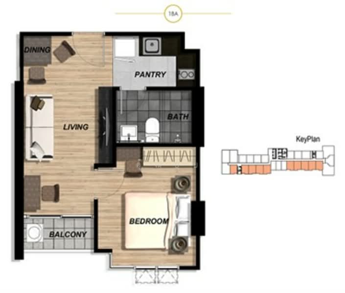 Thana Astoria Pinklao, Bangkok, Soi Charansanitwong 46 Yak 2, Bang Yi Khan, Bang Phlat, Bangkok, 1 Bedroom, 35 sqm, Condo For Sale, by คุณยุ้ย, 500272886 - DDproperty.com