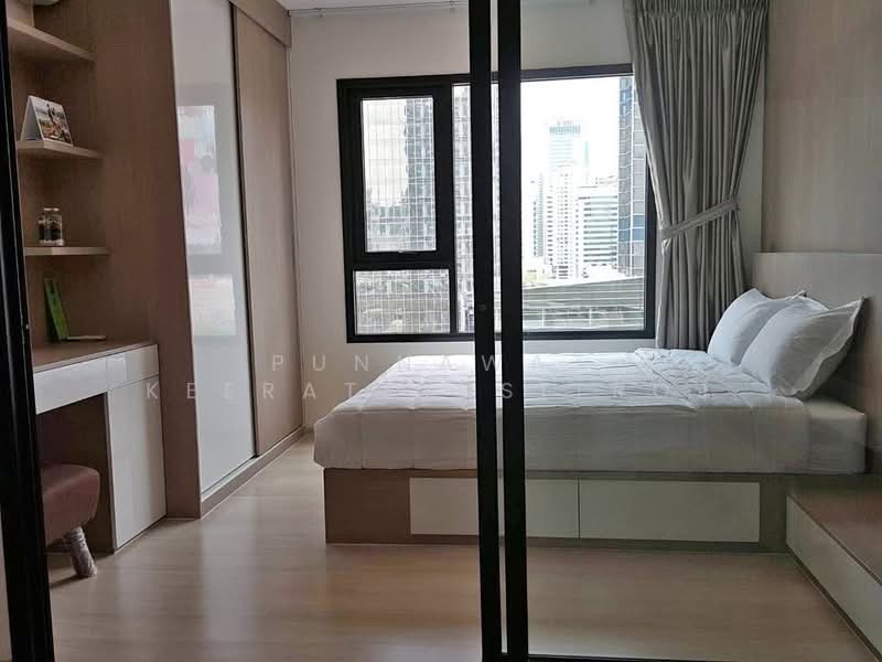 Life Asoke, Bangkok, Asoke-Dindang Road, Bang Kapi, Huai Khwang, Bangkok, 1 Bedroom, 30 sqm, Condo For Rent, by Najawa Salae, 500272973 - DDproperty.com
