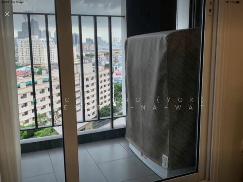 Chapter One ECO Ratchada-Huaikwang, Bangkok, Pracha Uthit Road, Huai Khwang, Huai Khwang, Bangkok, 1 Bedroom, 30 sqm, Condo For Rent, by Bencharong (Yok) Treerat-a-na-wat, 500273037 - DDproperty.com