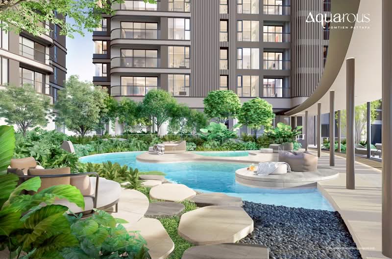 Aquarous Jomtien Pattaya : อควารัส จอมเทียน พัทยา, ชลบุรี, 188 Pattaya City, Bang Lamung District, Chon Buri, บางละมุง, บางละมุง, ชลบุรี, 38 ตร.ม., คอนโด ขาย, โดย Chanya Rojana, 500273775 - DDproperty.com