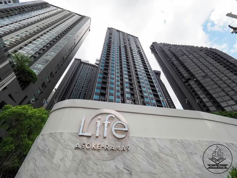 Life Asoke-Rama 9, Bangkok, 626 Asoke-Dindaeng Road, Makkasan, Ratchathewi, Bangkok, Studio, 28 sqm, Condo For Rent, by Caveman Property, 500273907 - DDproperty.com