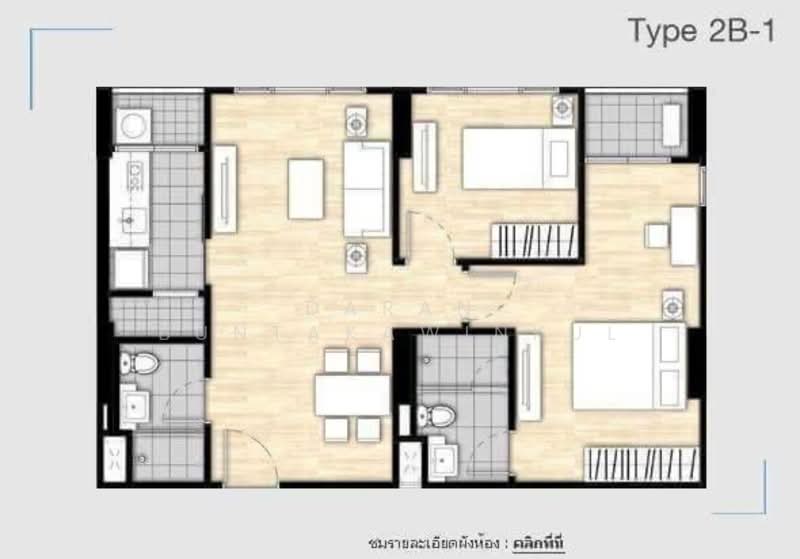 HIVE Taksin, Bangkok, 18 1 Soi, Khlong Ton Sai, Khlong San, Bangkok, 2 Bedrooms, 67 sqm, Condo For Rent, by Daran Buntakawinkul, 500273922 - DDproperty.com