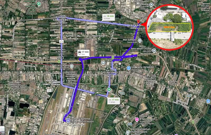 Beautiful rectangular plot of land, 303.3 sq.wa (approximately 1,198.8 sq.m.), already leveled and r, Bangkok, Lat Krabang, Bangkok, , 1,200 sqm, Land For Sale, by Parinthida Sawuddisopakaykul, 500274266 - DDproperty.com