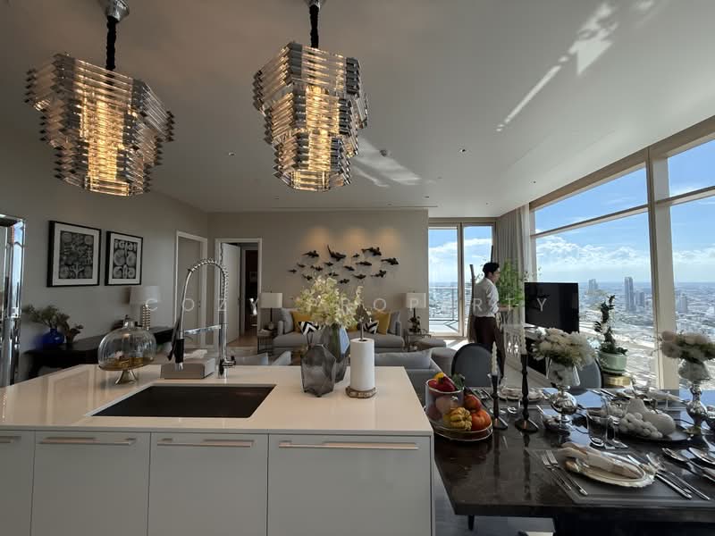 Four Seasons Private Residences, Bangkok, 300 Charoen Krung Road, Yan Nawa, Sathon, Bangkok, 2 Bedrooms, 139 sqm, Condo For Rent, by Cozy Property, 500274307 - DDproperty.com
