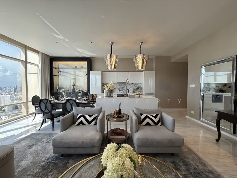 Four Seasons Private Residences, Bangkok, 300 Charoen Krung Road, Yan Nawa, Sathon, Bangkok, 2 Bedrooms, 139 sqm, Condo For Rent, by Cozy Property, 500274307 - DDproperty.com