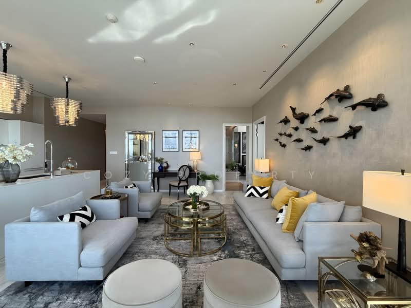 Four Seasons Private Residences, Bangkok, 300 Charoen Krung Road, Yan Nawa, Sathon, Bangkok, 2 Bedrooms, 139 sqm, Condo For Rent, by Cozy Property, 500274307 - DDproperty.com