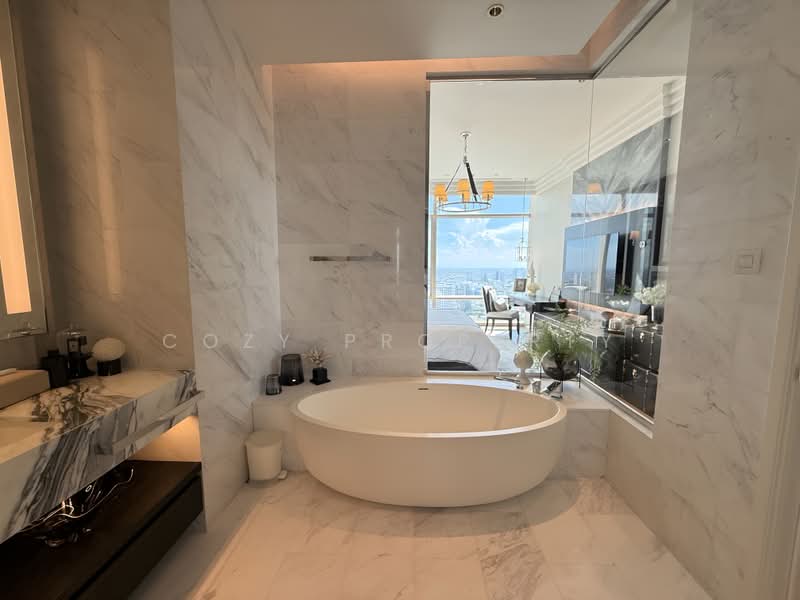 Four Seasons Private Residences, Bangkok, 300 Charoen Krung Road, Yan Nawa, Sathon, Bangkok, 2 Bedrooms, 139 sqm, Condo For Rent, by Cozy Property, 500274307 - DDproperty.com
