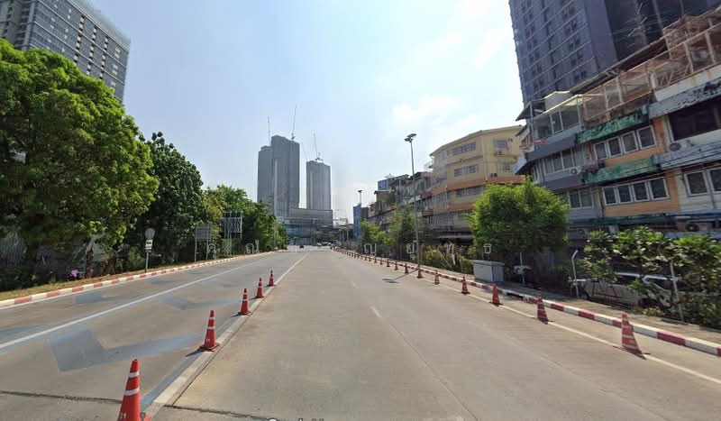 ให้เช่า - ด่วน ! ให้เช่าที่ดิน ติดถนนพระราม 4 พื้นที่สีแดง ใกล้ MRT สามย่าน, กรุงเทพ