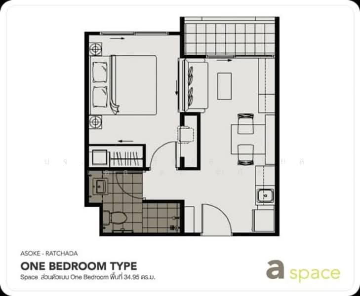 A Space Asoke-Ratchada : เอ สเปซ อโศก-รัชดา, กรุงเทพ, 624 ถนนอโศก - ดินแดง แขวงดินแดง เขตดินแดง กรุงเทพมหานคร, ดินแดง, ดินแดง, กรุงเทพ, 35 ตร.ม., คอนโด ขาย, โดย บจ.แอเรีย66 เรียล เอสเตท จำกัด, 500274755 - DDproperty.com