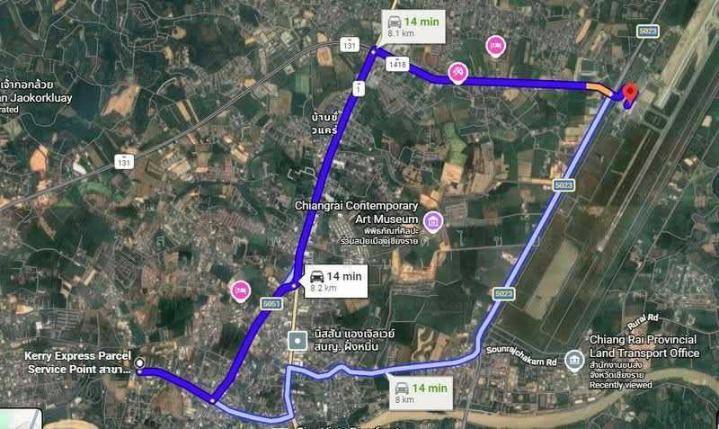 ที่ดิน 3-1-55 ไร่ ใกล้สนามบินแม่ฟ้าหลวง, Chiang Rai, Rim Kok, Muang Chiang Rai, Chiang Rai, , 5,420 sqm, Land For Sale, by สรภพ ยอดไชย (สีฝุ่น), 500274854 - DDproperty.com