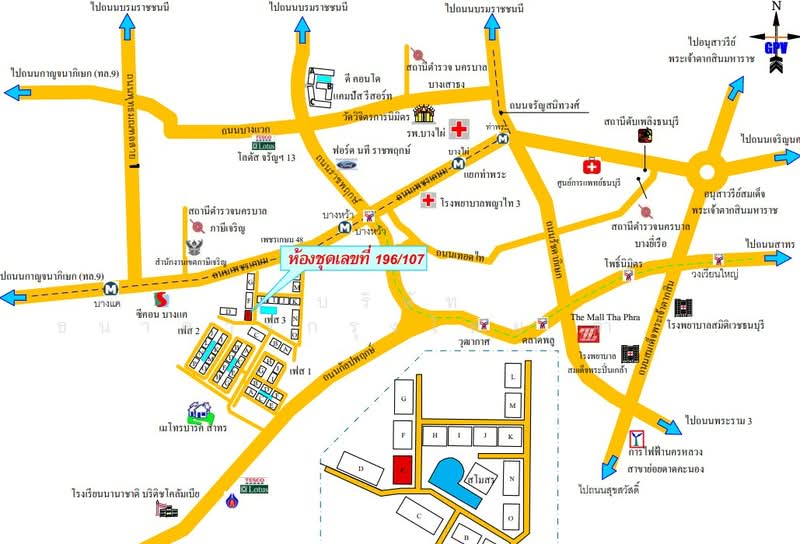 The Lake Metropark Sathorn, Bangkok, 218-19 Kallapraphuke Road, Bang Wa, Phasi Charoen, Bangkok, Studio, 42 sqm, Condo For Sale, by KRUNGTHAI BANK PCL., 500276777 - DDproperty.com