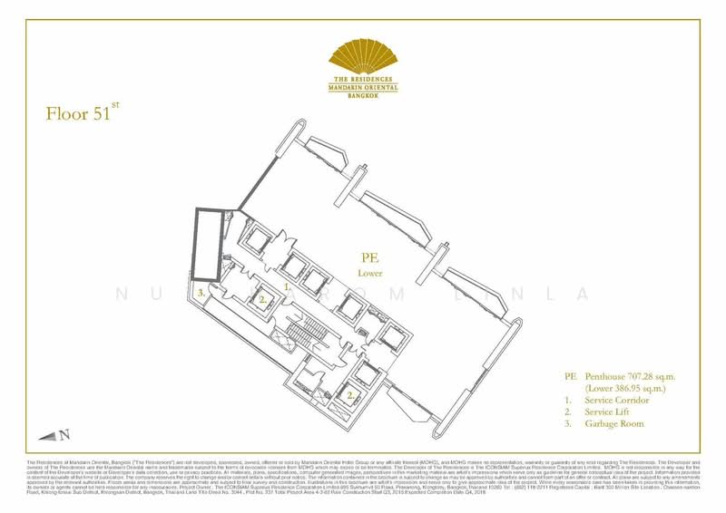 The Residences At Mandarin Oriental, Bangkok, 117 Charoen Nakorn Road, Khlong Ton Sai, Khlong San, Bangkok, 4 Bedrooms, 709 sqm, Condo For Sale, by Nuttharom Linla, 500276797 - DDproperty.com