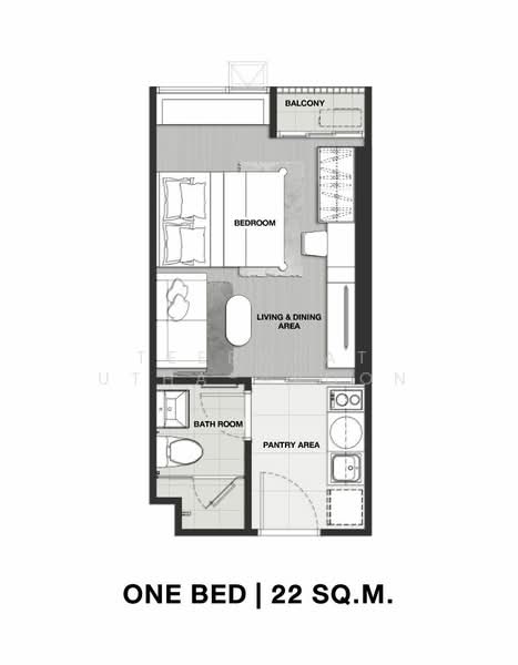 Knightsbridge Prime Onnut, Bangkok, Soi On Nut 1/1 Sukhumvit Road77, Phra Kanong Nua, Watthana, Bangkok, Studio, 23 sqm, Condo For Sale, by Teerapat Utha-aroon, 500277211 - DDproperty.com