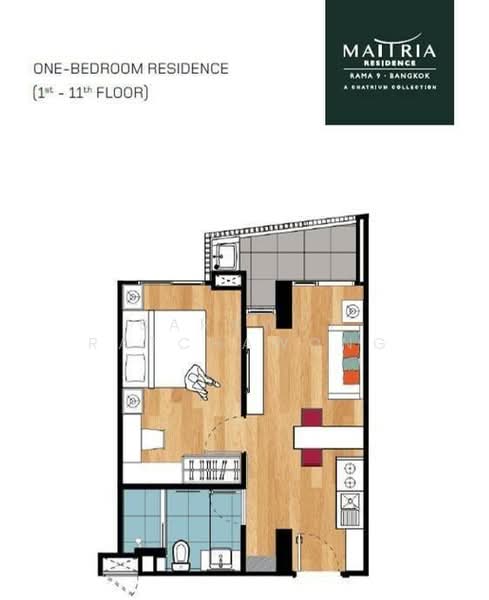 ให้เช่า - Maitria Residence Rama 9 : มายเทรียณ์ เรสซิเดนซ์ พระราม 9, กรุงเทพ