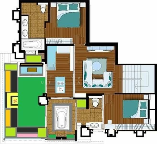 Vista Garden, Bangkok, 53 Saeng Thip Alley, Phra Kanong Nua, Watthana, Bangkok, 3 Bedrooms, 250 sqm, Condo For Rent, by Teerapat Utha-aroon, 500277583 - DDproperty.com