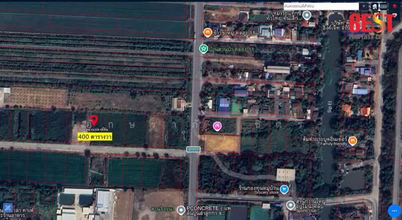 ขาย ที่ดินเปล่า ลำลูกกา คลอง 11 ตรงข้าม สนามกอล์ฟลำลูกกา คันทรี่คลับ ใกล้วัดป่าเจริญราช รูปแปลงสวย, Pathum Thani, Bung Thong Lang, Lam Luk Ka, Pathum Thani, , 1,600 sqm, Land For Sale, by Aksarapak Chittara, 500277876 - DDproperty.com