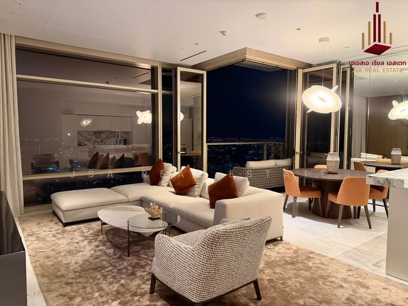Four Seasons Private Residences, Bangkok, 300 Charoen Krung Road, Yan Nawa, Sathon, Bangkok, 2 Bedrooms, 124 sqm, Condo For Rent, by JSA REAL ESTATE, 500278144 - DDproperty.com