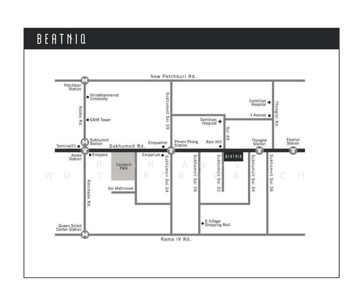 BEATNIQ Sukhumvit 32, Bangkok, Soi Sukhumvit 32, Sukhumvit Road, Khong Tan, Khlong Toei, Bangkok, 1 Bedroom, 96 sqm, Condo For Sale, by Phanrangsi Wutthikornwanich, 500278897 - DDproperty.com