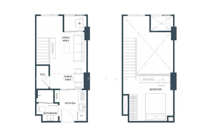 FLO by Sansiri, Bangkok, Somdet Chaopraya Road, Khlong San, Khlong San, Bangkok, 1 Bedroom, 44 sqm, Condo For Sale, by Krittin Tansida, 500278931 - DDproperty.com