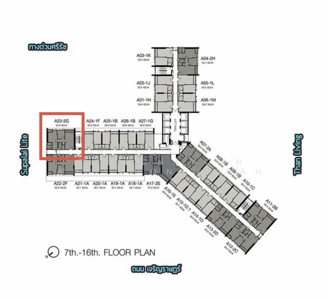 The Key Sathorn-Charoenraj : เดอะ คีย์ สาทร – เจริญราษฎร์, กรุงเทพ, 3725-4334 ถนนเจริญราษฎร์, บางโคล่, บางคอแหลม, กรุงเทพ, 56 ตร.ม., คอนโด ให้เช่า, โดย Chadchaporn Aussadonpaisan, 500279248 - DDproperty.com