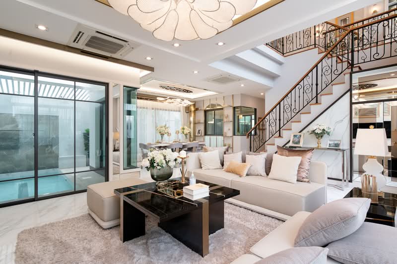 The Grand Vibhavadi 60 : เดอะแกรนด์ วิภาวดี 60, กรุงเทพ, ซอยวิภาวดี 60, ตลาดบางเขน, หลักสี่, กรุงเทพ, 322 ตร.ม., บ้านเดี่ยว ขาย, โดย ยลศิริ ศรีสกุล, 500279301 - โซนรับแขก The Grand วิภาวดี60  - DDproperty.com