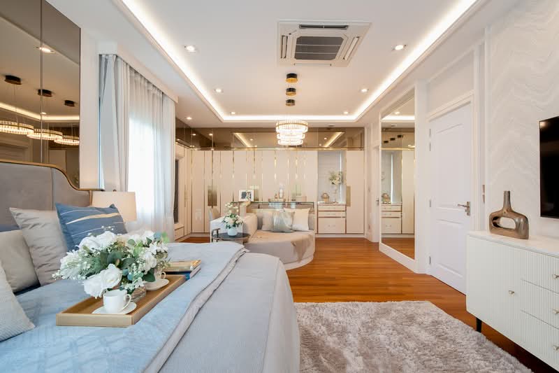 The Grand Vibhavadi 60 : เดอะแกรนด์ วิภาวดี 60, กรุงเทพ, ซอยวิภาวดี 60, ตลาดบางเขน, หลักสี่, กรุงเทพ, 322 ตร.ม., บ้านเดี่ยว ขาย, โดย ยลศิริ ศรีสกุล, 500279301 - ห้องนอนมาสเตอร์ The Grand วิภาวดี60  - DDproperty.com