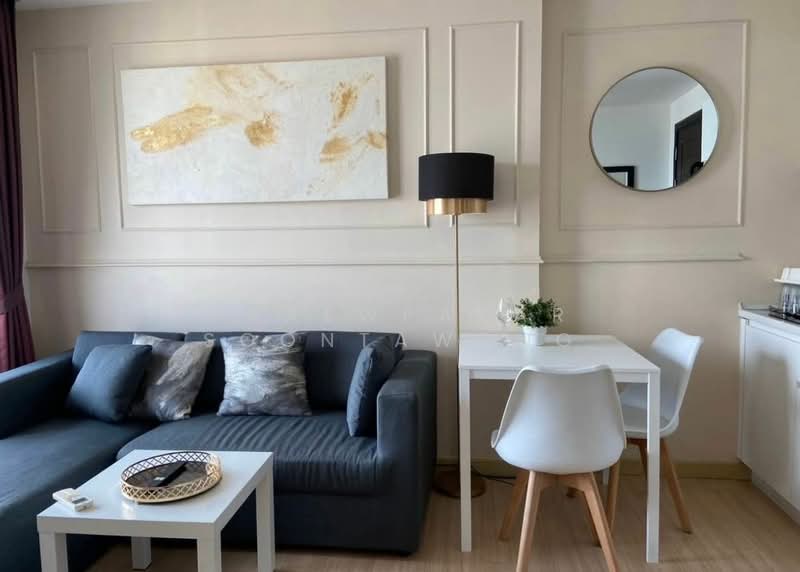Thru Thonglor, Bangkok, Petchaburi Road, Bang Kapi, Huai Khwang, Bangkok, 1 Bedroom, 31 sqm, Condo For Rent, by Praewpakar Soontawong, 500279411 - DDproperty.com