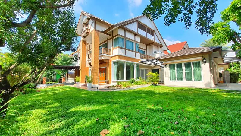 Q House Avenue Ratchaphruek-Rama 5 : คิวเฮ้าส์ อเวนิว ราชพฤกษ์-พระราม 5, นนทบุรี, ถนน นครอินทร์, บางคูเวียง, บางกรวย, นนทบุรี, 389 ตร.ม., บ้านเดี่ยว ขาย, โดย ยลศิริ ศรีสกุล, 500279764 - สวนรอบบ้าน Q House Avenue พระราม5  - DDproperty.com