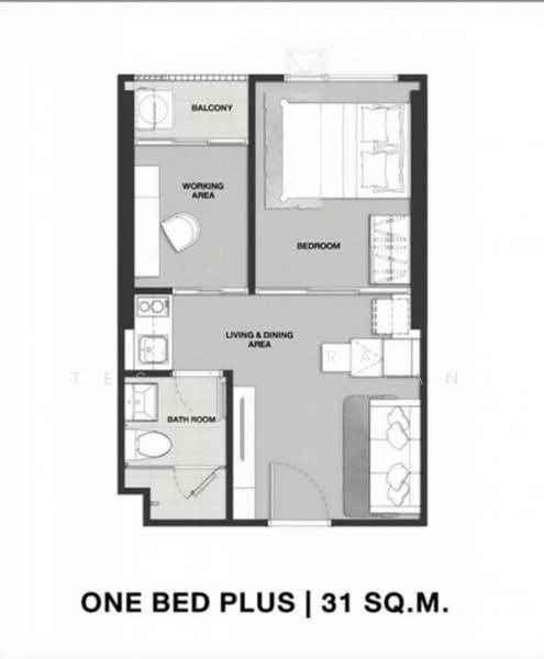 Knightsbridge Prime Onnut : ไนท์บริดจ์ ไพร์ม อ่อนนุช, กรุงเทพ, ซอยอ่อนนุช 1/1 ถนนสุขุมวิท 77, พระโขนงเหนือ, วัฒนา, กรุงเทพ, 32 ตร.ม., คอนโด ให้เช่า, โดย Suchira Teshasamphan, 500280344 - DDproperty.com