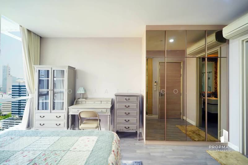 The Room Sathorn, Bangkok, 78 Pan Road, Silom, Bang Rak, Bangkok, 1 Bedroom, 47 sqm, Condo For Rent, by PROPMATCH CO., LTD., 500281102 - DDproperty.com
