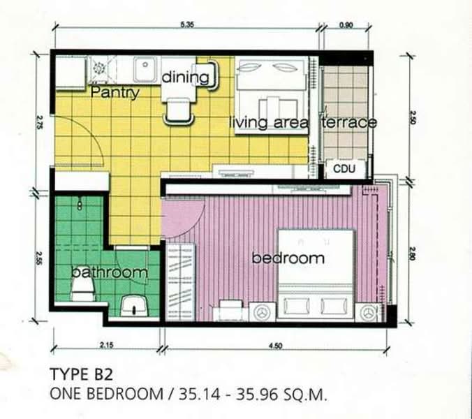 @City Condominium, Bangkok, 169 Sukhumvit Road, Bang Chak, Phra Khanong, Bangkok, 1 Bedroom, 45 sqm, Condo For Sale, by อนงค์ลักษณ์ ทรงประโคน, 500281781 - DDproperty.com