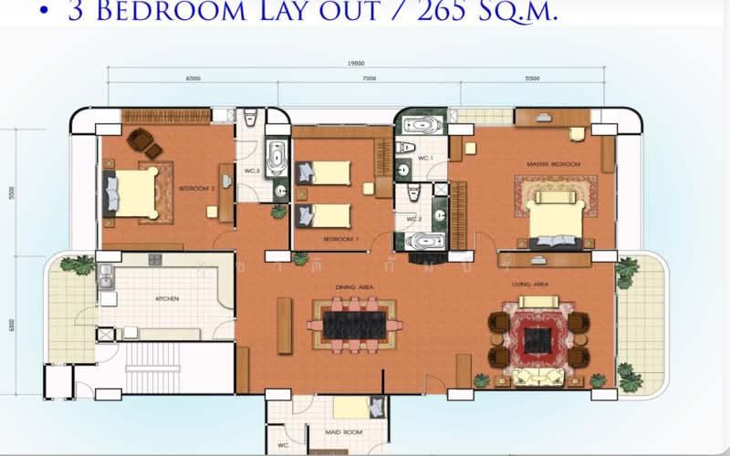 Centre Point Residence Phromphong, Bangkok, Soi Sukhumvit 39, Khlong Tan Nua, Watthana, Bangkok, 3 Bedrooms, 265 sqm, Condo For Rent, by Suchart Gambhir, 500281850 - DDproperty.com