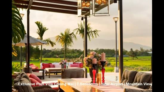 Luxury 7BR Pool Villa for Rent Near Chiang Mai Airport, Chiang Mai, Nong Phung, Saraphi, Chiang Mai, 7 Bedrooms, 1,200 sqm, Villa For Rent, by Runchana Ball, 500282651 - DDproperty.com