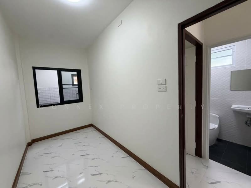 บ้านแฝด 2 ชั้น 24.5 ตรว. บุญศิริ 18 สมุทรปราการ, สมุทรปราการ, สุขุมวิท 27, บางเมืองใหม่, เมืองสมุทรปราการ, สมุทรปราการ, 120 ตร.ม., บ้านเดี่ยว ขาย, โดย Connex Property, 500283138 - DDproperty.com