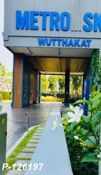 Metro Sky Wutthakat, Bangkok, Thanon Wutthakat, Talat Plu, Thon Buri, Bangkok, 1 Bedroom, 24 sqm, Condo For Rent, by Nichaphat Sakunchayapha, 500283667 - DDproperty.com