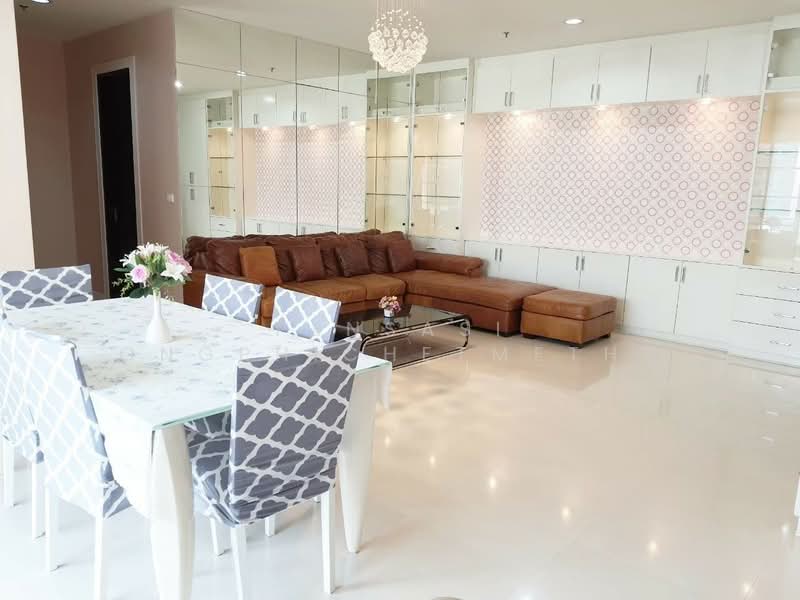 Baan Klang Krung Siam-Pathumwan, Bangkok, Petchburi Road, Thanon Phetchaburi, Ratchathewi, Bangkok, 3 Bedrooms, 115 sqm, Condo For Rent, by Pensasi Ongphichetmetha, 500283911 - DDproperty.com